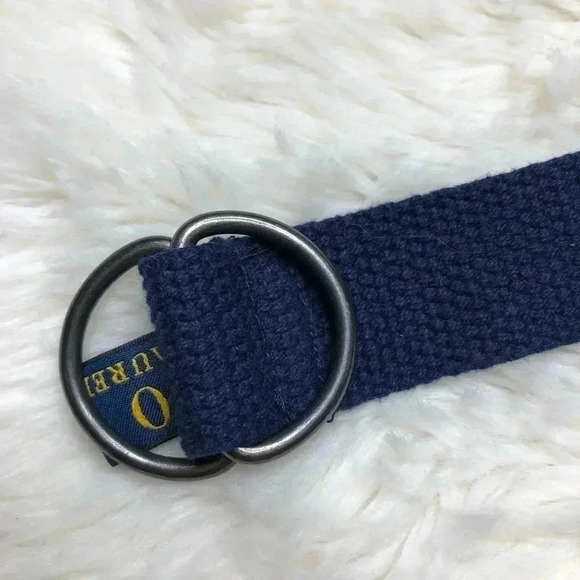 Polo By Ralph Lauren  Navy Blue Cloth Belt Size 18M - Picture 3 of 9